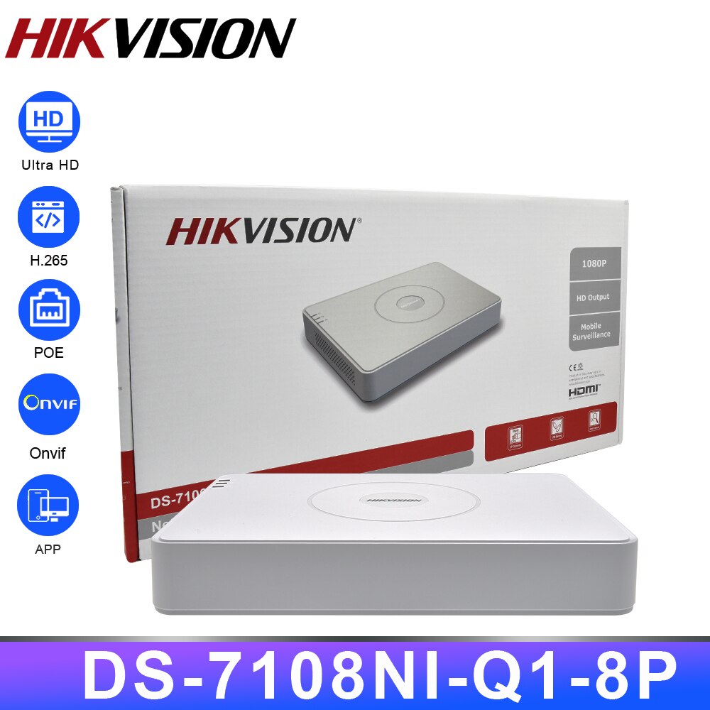 Hikvision  NVR DS-7108NI-Q1/8P 8CH POE NVR 6M..